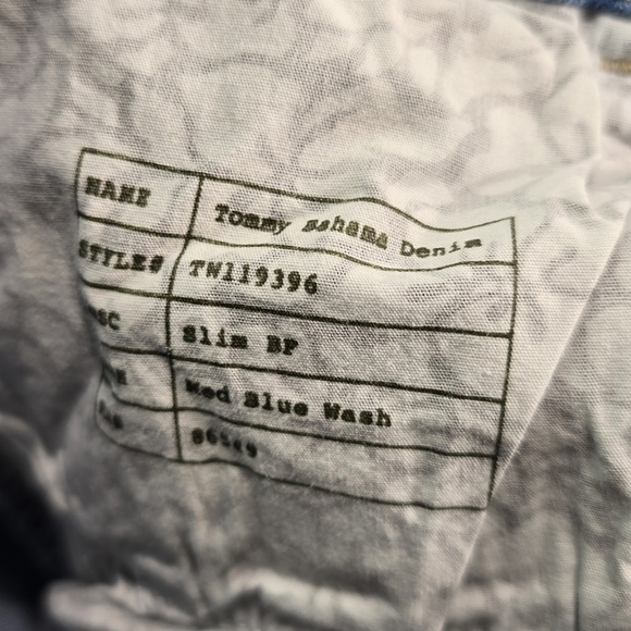 Tommy Bahama Jeans Women 32x29 High Rise Floral Painted Tema Indigo Kayo Blossom - Picture 10 of 14